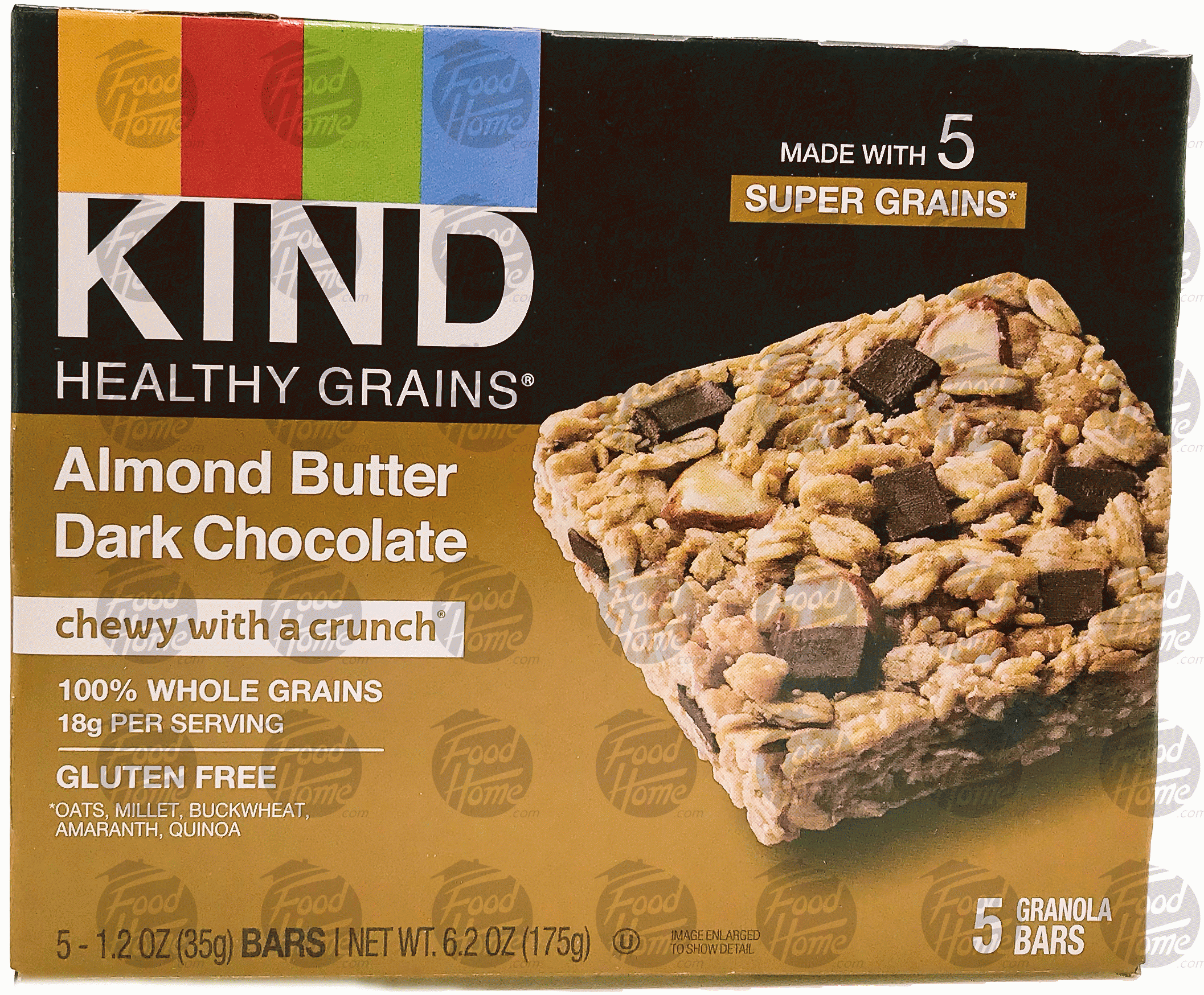 Kind  almond butter dark choclate granola bars, 5 pk., box Full-Size Picture